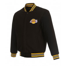 Los Angeles Lakers Varsity Black Wool Jacket